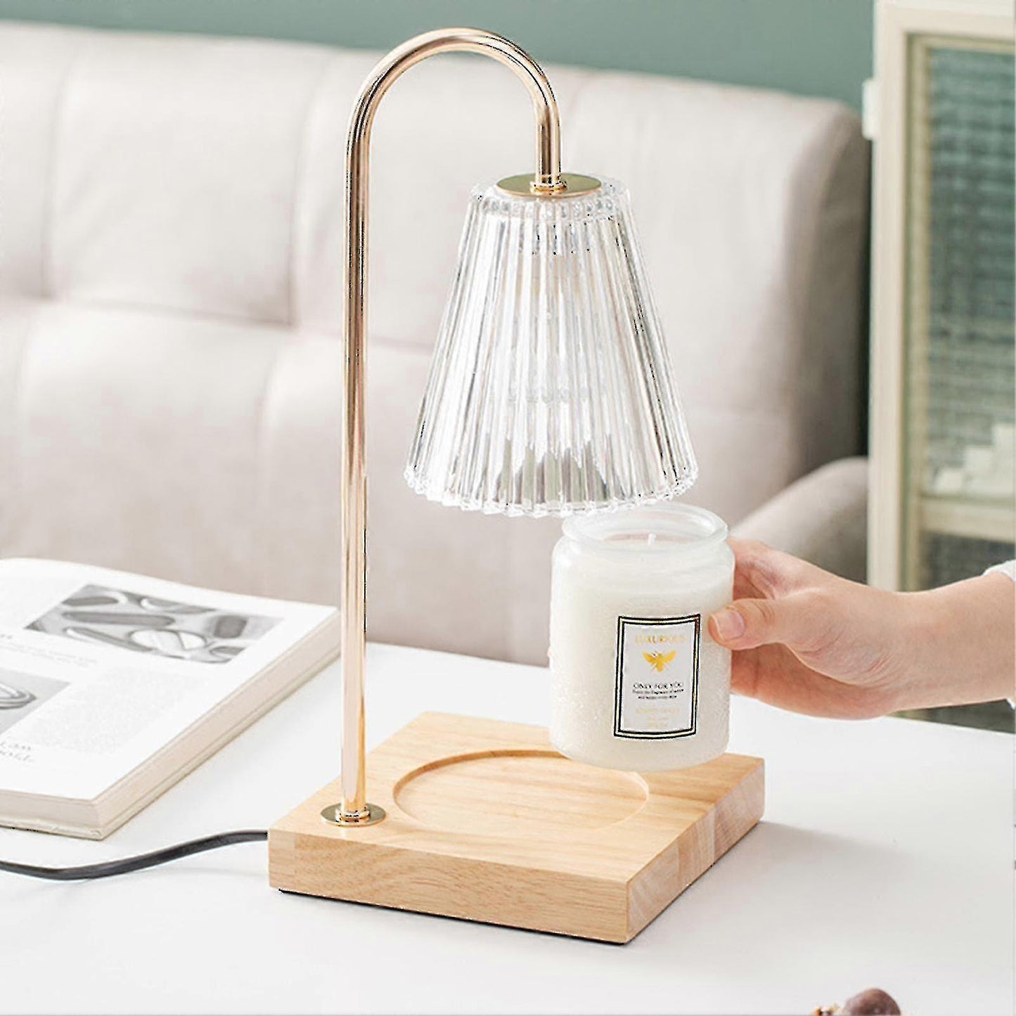 Ljuslampan - Modern värme utan fara för brand